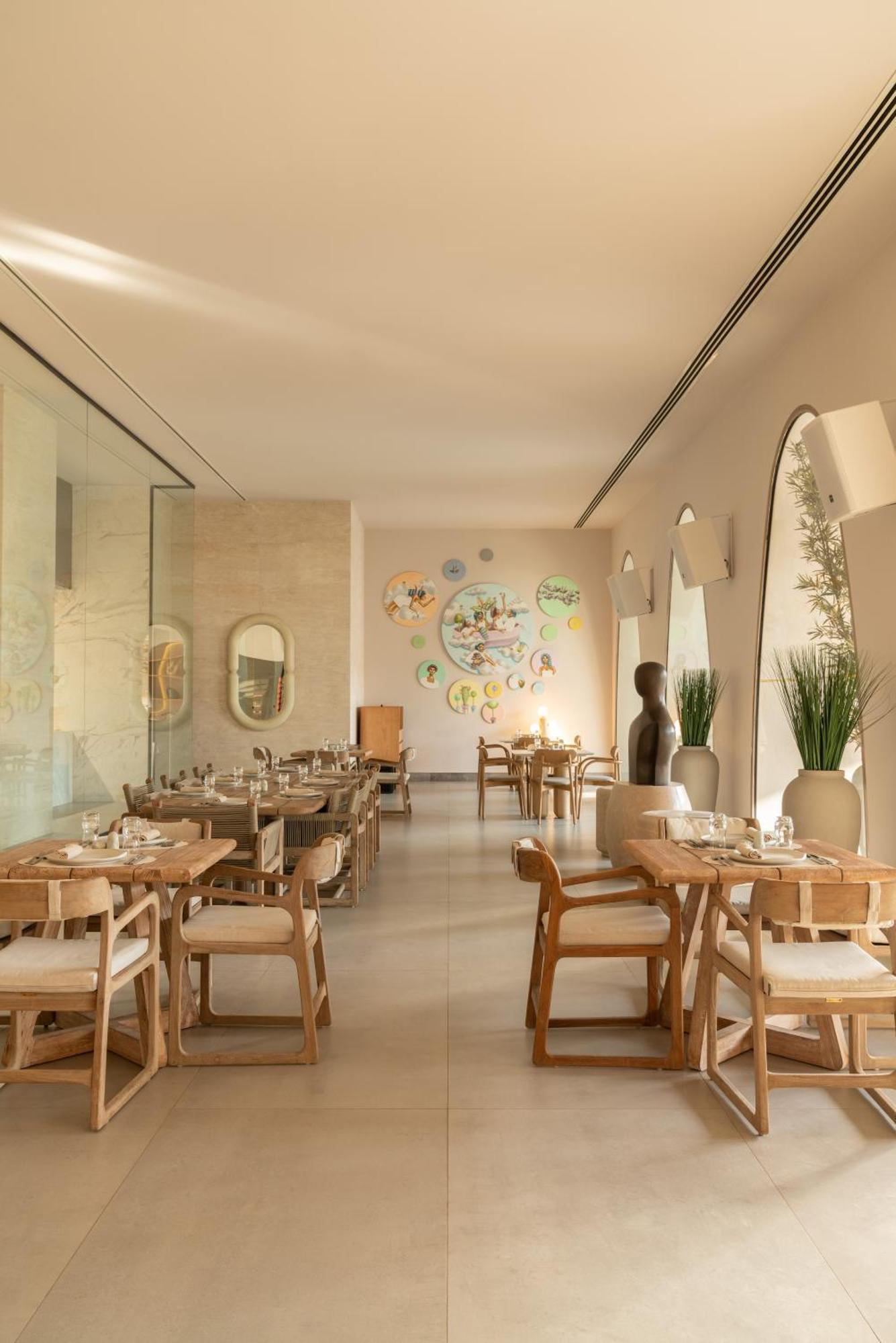 Dusit Thani Lakeview Il Cairo Esterno foto Restaurant
