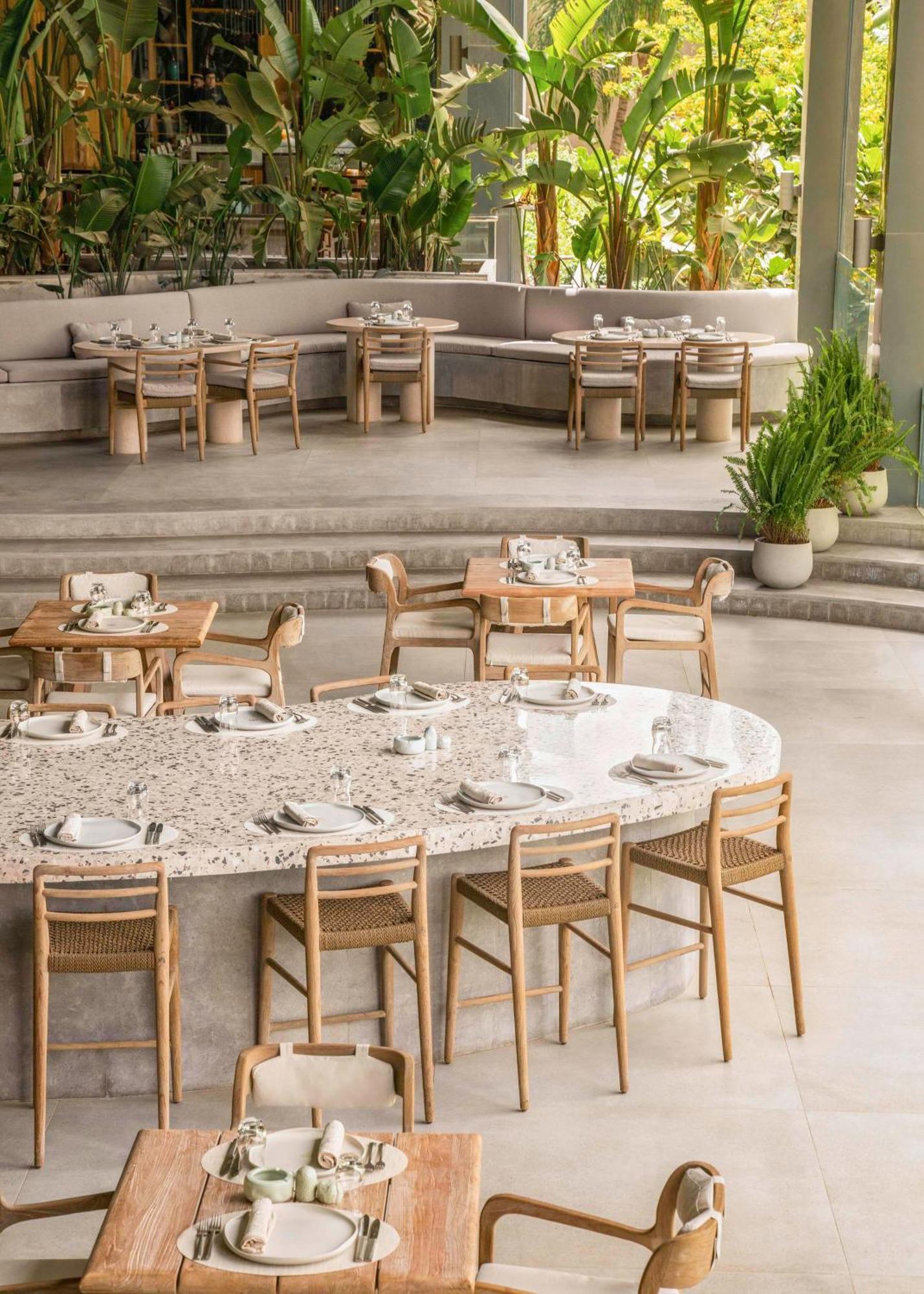 Dusit Thani Lakeview Il Cairo Esterno foto Restaurant interior